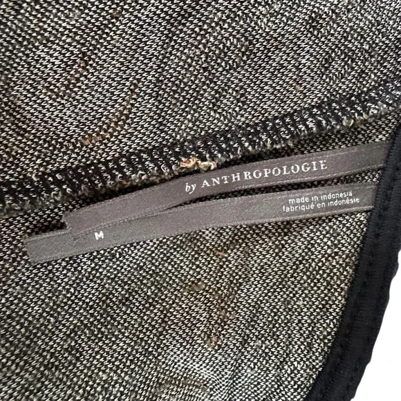 Anthropologie One Shoulder Jacquard Textured Midi Cocktail Dress Neutral Size M - Picture 8 of 9